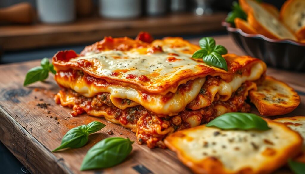 Homemade lasagna