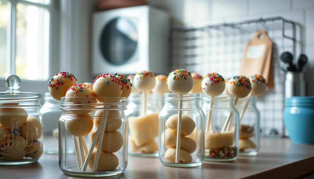 homemade cake pops storage