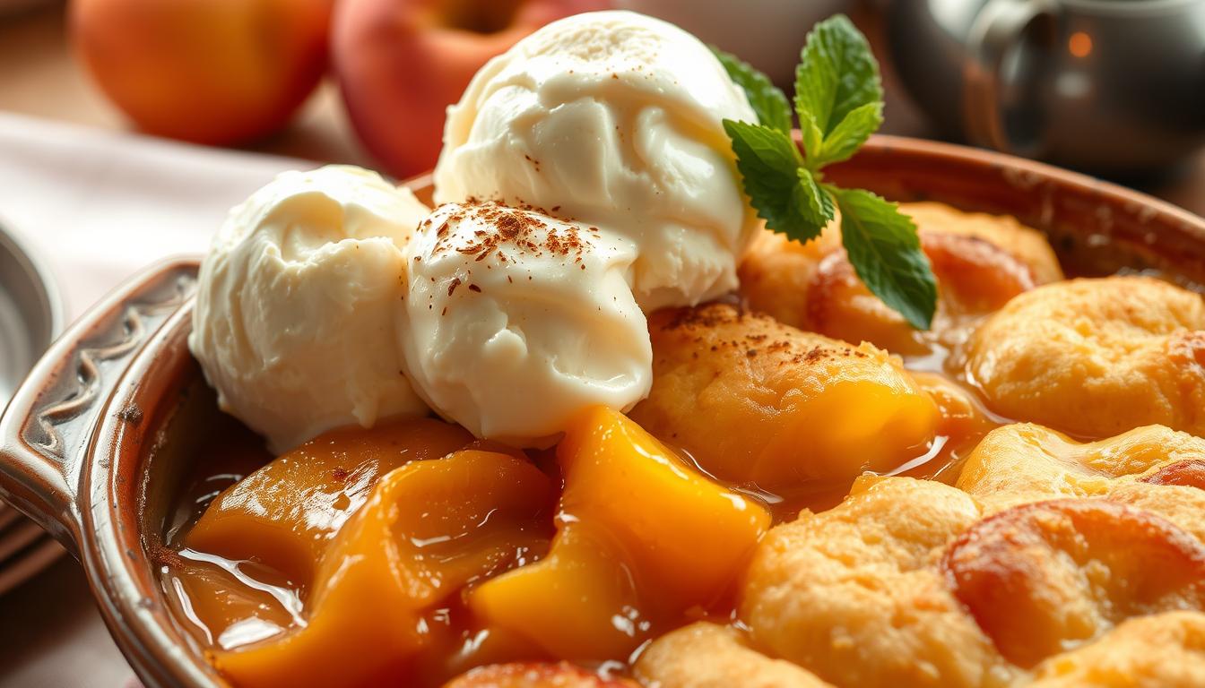 peach cobbler recipe with cake mix