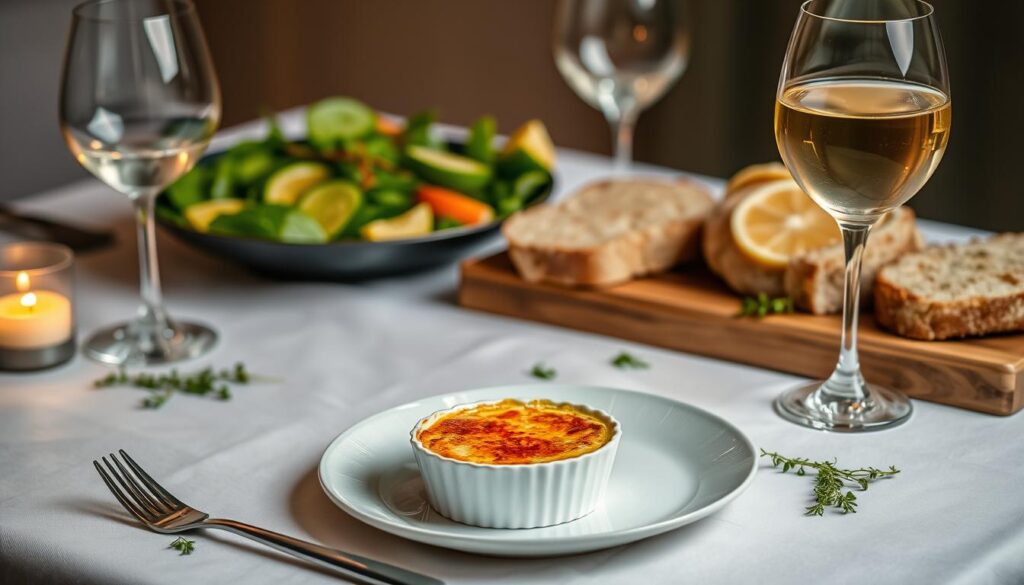 crab brulee pairings